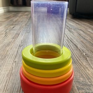 Lovevery Clear Tube with Stacking Rings